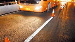 9月底前，洛陽市區(qū)部分道路交通標線陸續(xù)換“新裝”