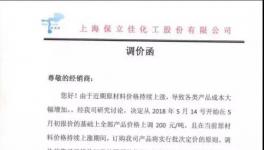 最新一批國(guó)內(nèi)外原材料價(jià)格企業(yè)宣布漲價(jià)(附函)