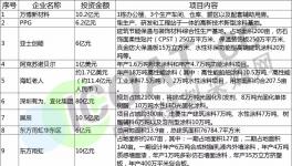 三棵樹、東方雨虹、阿克蘇等眾多企業(yè)投資330億新建項(xiàng)目