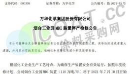 又要停！科思創(chuàng)、巴斯夫、亨斯邁、陶氏停車！