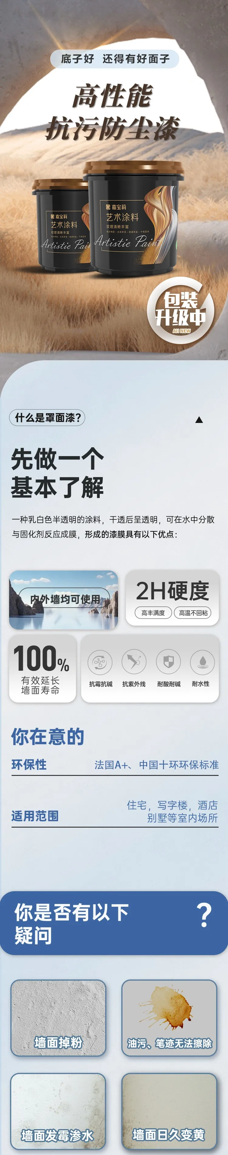 與污漬say no！嘉寶莉推出抗污防塵優(yōu)等品！