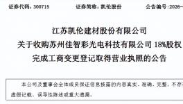加碼核心供應(yīng)！凱倫股份增持佳智彩18%股權(quán)