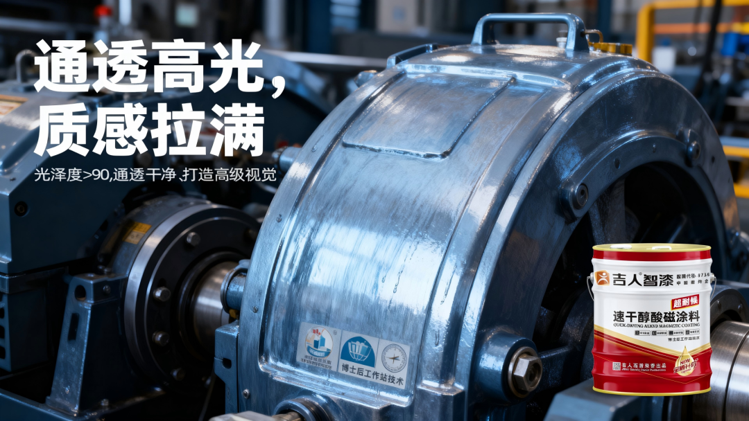 吉人高新速干醇酸磁涂料 以速干實(shí)力重塑防護(hù)美學(xué)