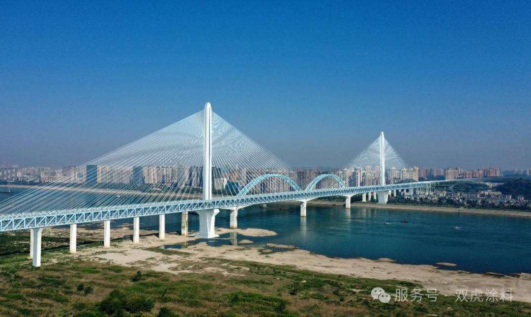 武漢雙虎涂料中標(biāo)宜昌東艷路大橋1852萬項目